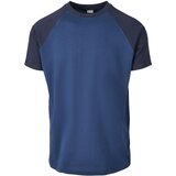 Urban Classics Contrasting raglan t-shirt navy blue/midnightnavy Cene