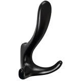 Garderobna kljuka Trillo (Do x Š x V: 128 x 78 x 56 mm, Število kaveljčkov: 3 kos, Črna)