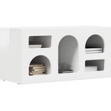 TV ormar Visoki sjaj bijela 80 x 35 x 40 cm Konstruirano drvo | Eponuda.com