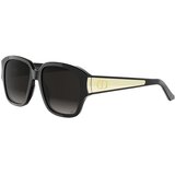Dior Glow S2I Black Square Sunglasses ONE SIZE (54) Črna/Siva Cene