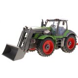  Traktor s prikolicom na daljinsko upravljanje u mjerilu 1:28 - crveno/zeleni | shoptok.hr