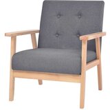  3-dijelna garnitura od tkanine tamnosiva | shoptok.hr