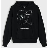 Sinsay Dukserica s kapuljačom s printom Discovery | shoptok.hr