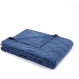 Tommy Hilfiger tanka odeja 130/170 cm modra | Shoptok.si