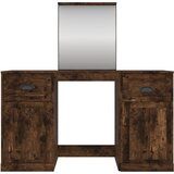  Toaletni stolić s LED boja dimljenog hrasta 130 x 50 x 132,5 cm | shoptok.hr