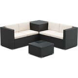 GONSER CH rattan salon san marino crna/bež 6645 | ePonuda.com