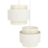  Luster na užetu BOHO 2xE27/60W/230V krem/juta | Eponuda.com