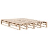  Krevet s regalom za knjige bez madraca 150 x 200 cm od borovine | shoptok.hr