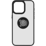 AVIZAR Ovitek za iPhone 15 Pro, kovinski nosilec obroca, serija Ringrip - crna, (20938293) | Shoptok.si