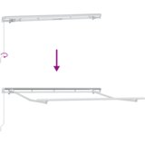 vidaXL Ručna uvlačiva tenda s prugama u više boja 500x300 cm | shoptok.hr