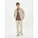 Koton Cargo Trousers Pocket Detailed Buttoned Cotton