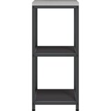  Kuhinjsko skladištenje s policom Crna 40 x 50 x 92 cm Čelik | shoptok.hr