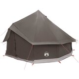 Tipi šator Smeđa siva 300 x 300 x 200 cm Poliester i čelik | Eponuda.ba