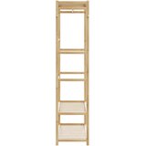  Stalak za odjeću s policama 110x40x175 cm od bambusa | shoptok.hr