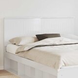  Uzglavlje s uzglavljem Sjajno bijelo 160 cm Konstruirano drvo | shoptok.hr