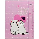 Spirit Spirit: Happy Cats roza mapa z elastiko 600g A/4 | Shoptok.si