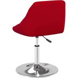 vidaXL Okretne blagovaonske stolice 6 kom crvena boja vina baršunaste - boja crnog vina 6 | shoptok.hr
