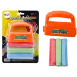 Set of Chalks with Handles Thick Sidewalk Chalk Orange 3 Pcs  Set of Chalks with Handles Thick Sidewalk Chalk Orange 3 Pcs Slike