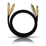 Oehlbach Cinch Audio Priključni kabel [2x Muški cinch konektor - 2x Muški cinch konektor] 0.50 m Crna pozlaćeni kontakti Cijene