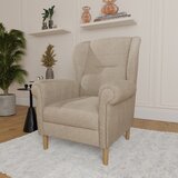Ropez Svetlo rjav fotelj z naslonom Swan – | Shoptok.si