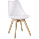 CARRYHOME stol, les, umetna masa bela | Shoptok.si