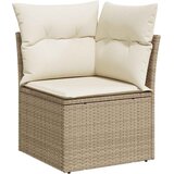  6-dijelni set vrtnih sofa s jastucima bež od poliratana bagrem | shoptok.hr