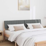  Tapecirani uzglavlje Tamno siva 180 cm Čvrsto borovo drvo | shoptok.hr