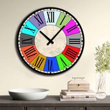 Wallity MDF Zidni sat 50cm Šareni | ePonuda.com