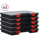 vidaXL Škatle za sortiranje 10 kosov 40x30x5 cm polipropilen | Shoptok.si