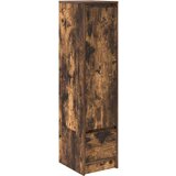 vidaXL Visoka ploča dimljeni hrast 29,5x34x119,5 cm izrađeno drvo | shoptok.hr