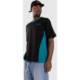 Blue Tomato Boxy Two Tone Ringer T-shirt black / transformative teal Cene