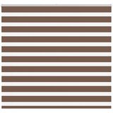 vidaXL Zebra zavesa rjava 160x100 cm širina blaga 155,9 cm poliester, (5000298229) | Shoptok.si