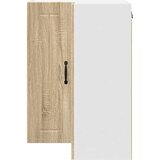 vidaXL Stenska kuhinjska omarica s polico Sonoma hrast 57 x 57 x 80 cm | Shoptok.si