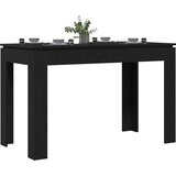  Blagovaonski stol Crni hrast 120x60x76 cm Konstruirano drvo | shoptok.hr