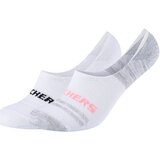 Skechers kratke nogavice 2PPK Mesh Ventilation Footies Socks Bela | Shoptok.si
