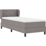  Box Spring postelja z vzmetnico Taupe 80x200 cm Tkanina, (22082791) | Shoptok.si