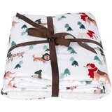 TIAKI deka Funny Winter Dogs - Deka za vlasnika psa D 150 x Š 130 cm | shoptok.hr