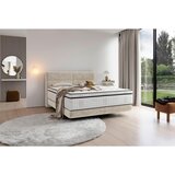 Esposa postelja boxspring 160 cm x 200 cm , tekstil bež | Shoptok.si