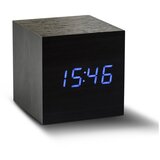 Gingko crna budilica s plavim led zaslonom kliknite cube clock Cijene