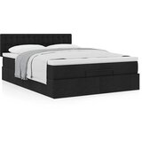 vidaXL Otomanski krevet s madracem crni 140x190cm od tkanine Cijene