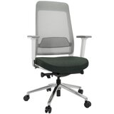 MID.YOU Pisarniški Stol Chiaro T2 White, Črna, Siva | Shoptok.si