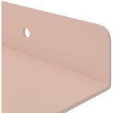  Lebdeća polica Zidne 4 pcs Ružičasta 100 x 9 x 2,5 cm Čelik | shoptok.hr