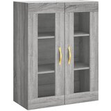 Maison Chic Stenska omarica - Zidna omarica siva sonoma 69,5x34x90 cm iu152, (22062769) Cene