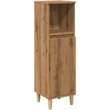 Maison Chic Kopalniška omarica - Kopalniški kabinet artisan hrast 30x30x100 cm inženirski les, (21794503) Cene