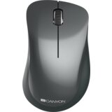 Canyon 2.4 ghz wireless mouse,with 3 buttons, dpi 1200, Battery:AAA*2pcs,Black,67*109*38mm,0.063kg | shoptok.hr