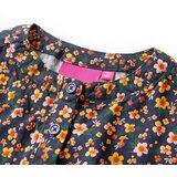  Dječja haljina s dugim rukavima modra 140 | shoptok.hr