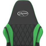  Igraća stolica crno-zelena od umjetne kože | shoptok.hr