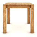  Hrastov stol 100 x 80 cm, prirodan, svilenkasto polumat | shoptok.hr