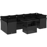  The Living Store Vrtna sedežna garnitura 8-delna z blazinami črn poli ratan - Vrtna Sedežna Garniture, (21446743) | Shoptok.si