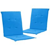  Jastuci za vrtne stolice 2 kom plavi 100 x 50 x 3 cm od tkanine Cijene